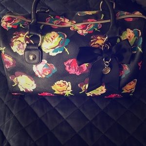 Floral shoulder bag